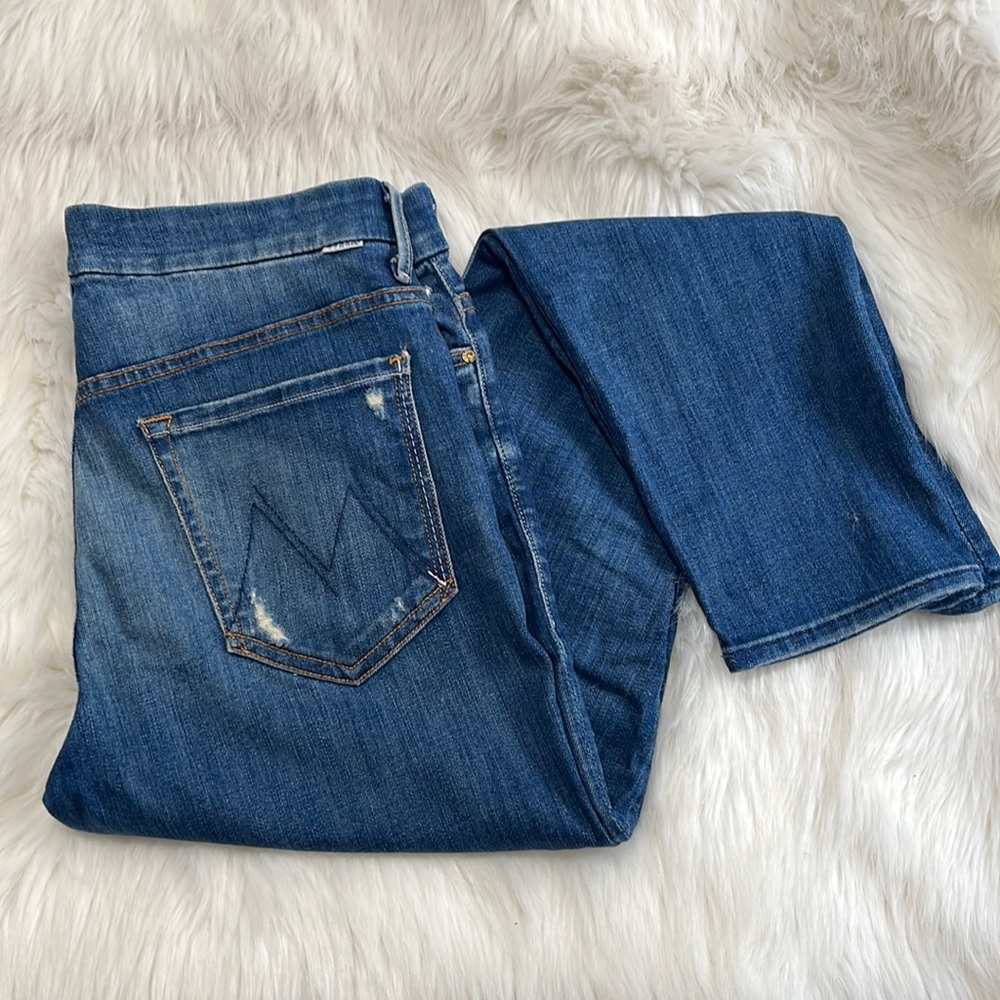 Mother Jeans High Waisted Looker 31 Rough It Up